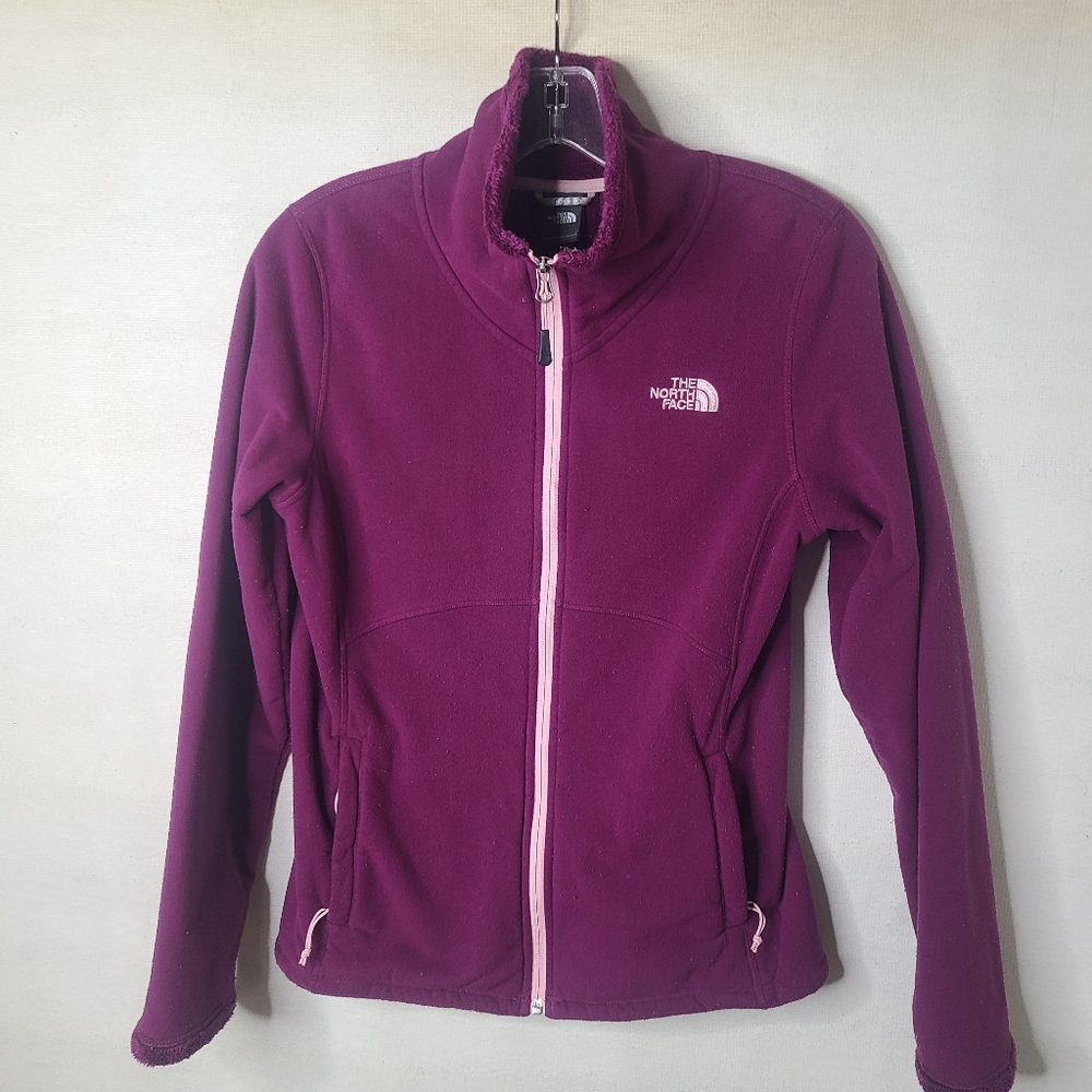 The North Face Womens S Purple Pink Full Zip Fleece Jacket Gorpcore - Picture 2 of 10